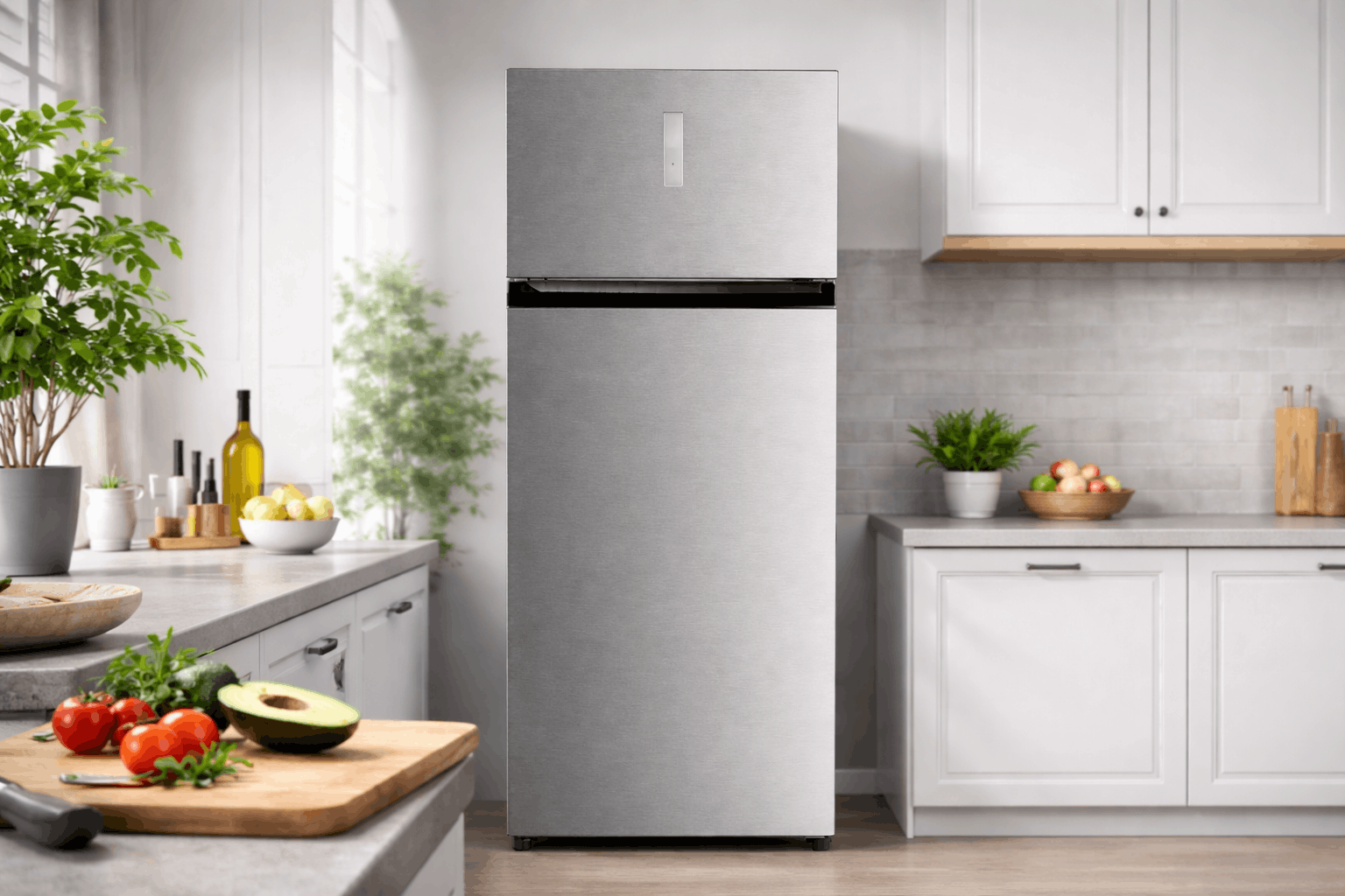 Réfrigérateur Hyundai No Frost 2 PORTE 463  Litres INVERTER AVER afficheur